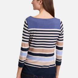Basic Shirt mit U-Boot-Ausschnitt Basic Shirt mit U-Boot-Ausschnitt