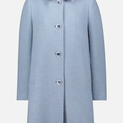 Wollmantel mit abnehmbarer Kapuze – Bild 3