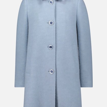 Wollmantel mit abnehmbarer Kapuze – Bild 3