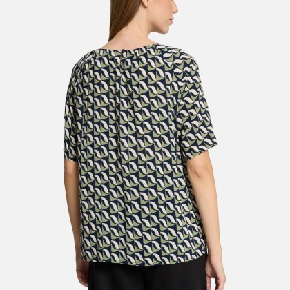 Schlupfbluse mit Rundhalsausschnitt Schlupfbluse mit Rundhalsausschnitt