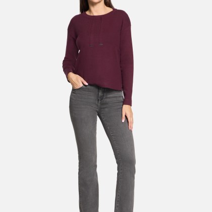 Feinstrickpullover mit Seitenschlitzen – Bild 2