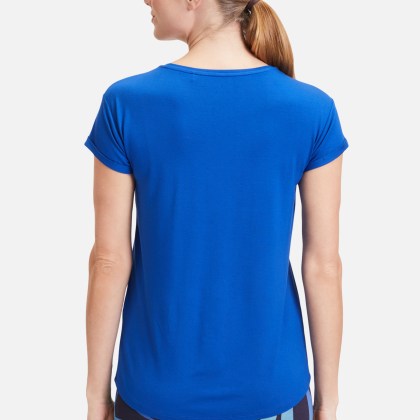 Rundhals-Shirt mit Raffung Rundhals-Shirt mit Raffung