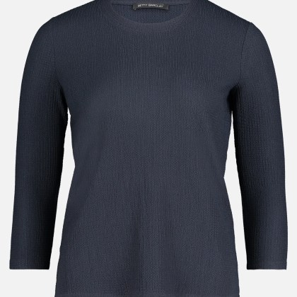 Strukturshirt mit Rundhalsausschnitt – Bild 3