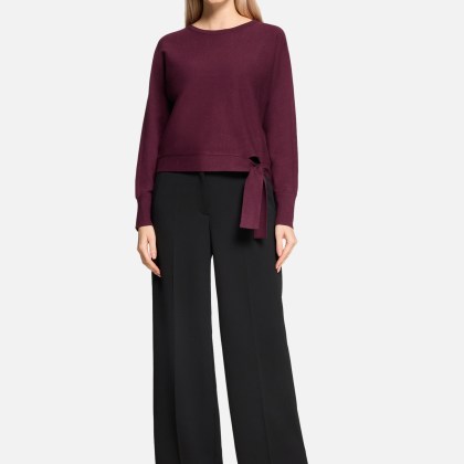 Feinstrickpullover mit Fledermausärmeln – Bild 2