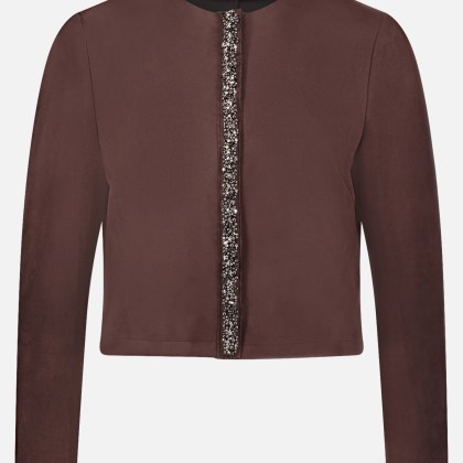 Blazer-Jacke mit aufgesetzten Taschen – Bild 3