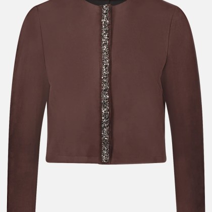 Blazer-Jacke mit aufgesetzten Taschen – Bild 3