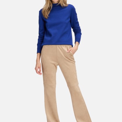 Basic-Strickpullover mit Stehkragen – Bild 2