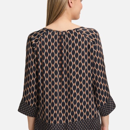 Schlupfbluse mit Print Schlupfbluse mit Print