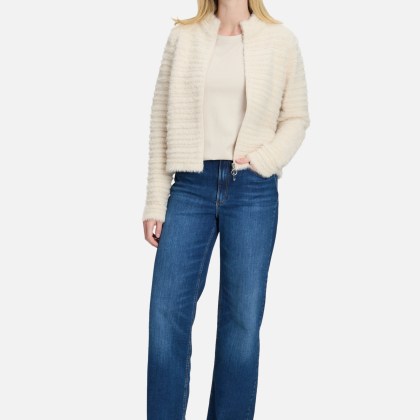 Grobstrickjacke mit Struktur – Bild 2