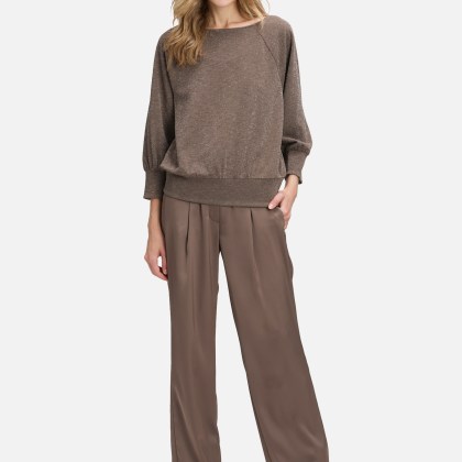 Oversize-Shirt im Glitzer-Look – Bild 2