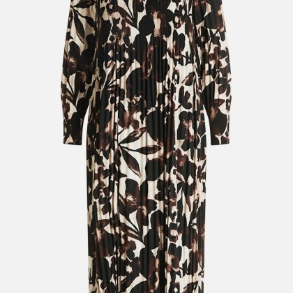 Plisseekleid langarm – Bild 2