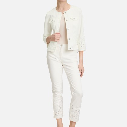 Jeansjacke mit 3/4 Arm – Bild 2