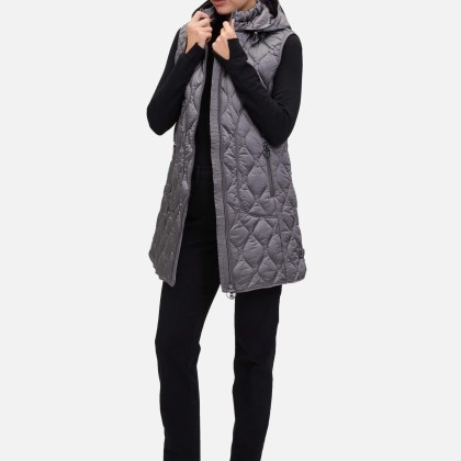 Steppweste mit abnehmbarer Kapuze – Bild 2