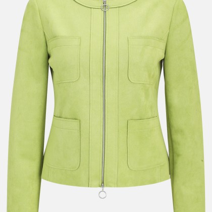 Blazer-Jacke mit Reißverschluss – Bild 3