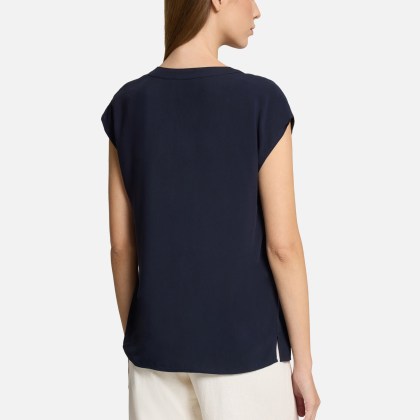 Schlupfbluse unifarben Schlupfbluse unifarben