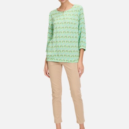 Schlupfbluse mit Muster – Bild 2