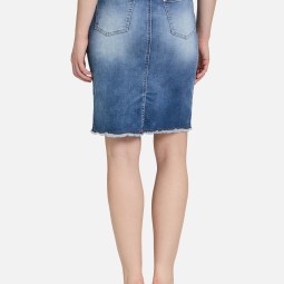 Jeansrock mit Fransen Jeansrock mit Fransen