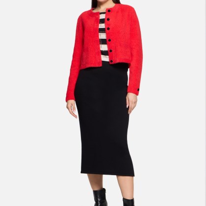 Strick-Cardigan mit aufgesetzten Taschen – Bild 2