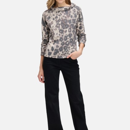 Sweatshirt mit Kragen – Bild 2