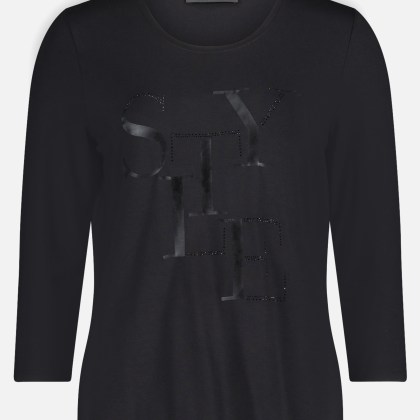 Basic Shirt mit Placement – Bild 3