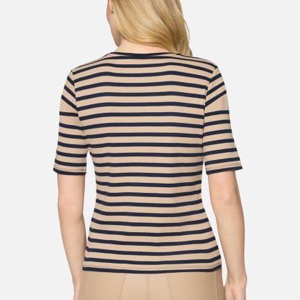 Basic Shirt mit Rippenstruktur Basic Shirt mit Rippenstruktur