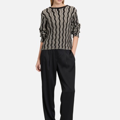 Strickpullover mit Pailletten – Bild 2