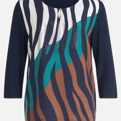 Blusenshirt mit Aufdruck – Bild 3