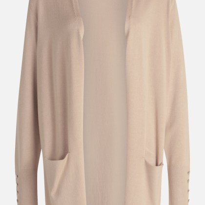 Feinstrickjacke mit Taschen – Bild 3