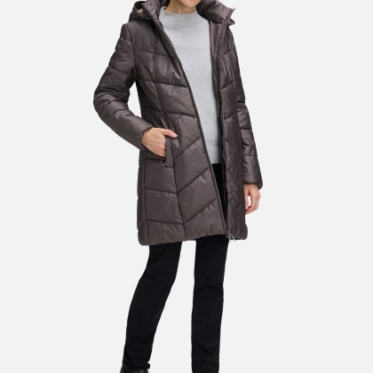 Outdoorjacke mit abnehmbarer Kapuze – Bild 2