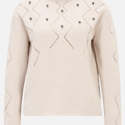 Strickpullover mit Schmucksteinen – Bild 3