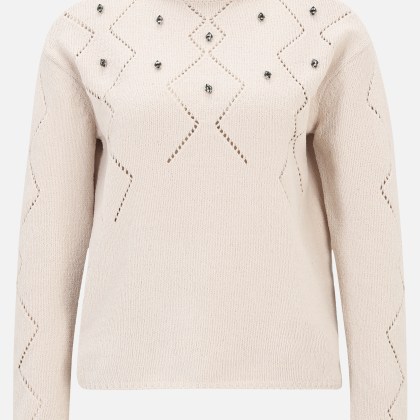 Strickpullover mit Schmucksteinen – Bild 3