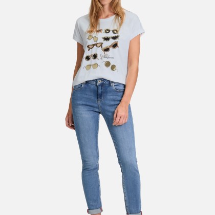 Casual-Shirt mit Aufdruck – Bild 2