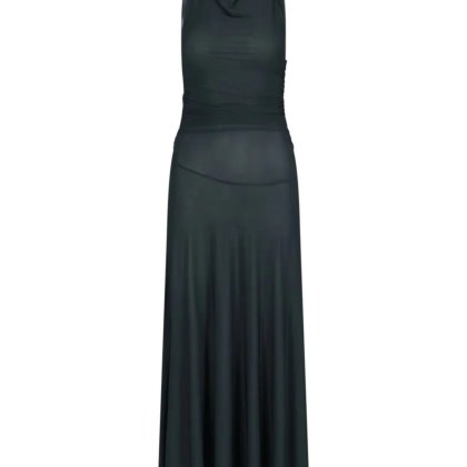 Paloma Wool - Wool Halter Maxi Dress – Navy - Größe L - blau Paloma Wool - Wool Halter Maxi Dress – Navy - Größe L - blau