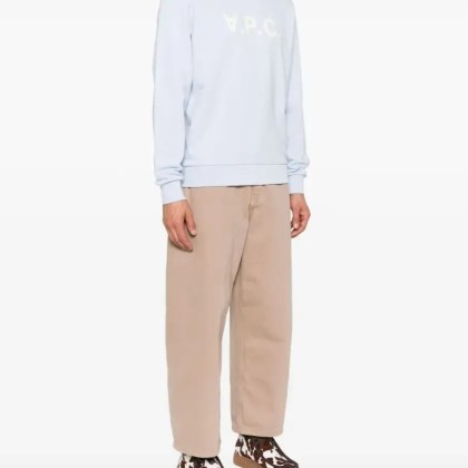 A.P.C. - Crew Neck Sweatshirt - Größe M - blau