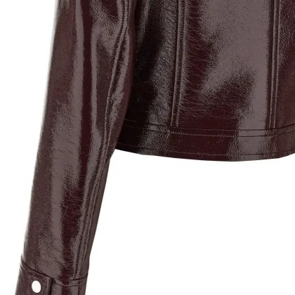 Courrèges - Reedition Vinyl' Jacket - Größe 34 - rot – Bild 3