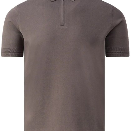 GENTI - Polo Zip Cool Dry Light Brown - Größe XXXL - beige GENTI - Polo Zip Cool Dry Light Brown - Größe XXXL - beige