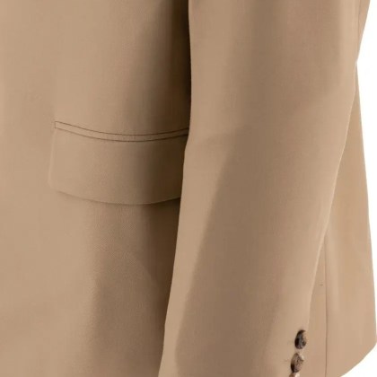 Comme des Garcons - Single-Breasted Oversized Blazer - Größe S - beige – Bild 2