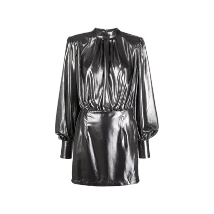 Blanca Vita - Abelia Laminated Mini Dress - Größe 44 - weiß – Bild 2