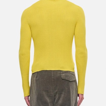 RIER - Yellow Ribbed Turtleneck - Größe S - gelb – Bild 3