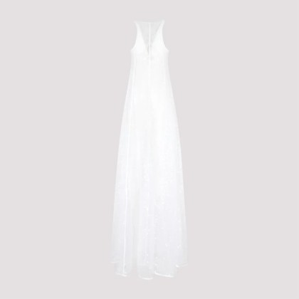 Jacquemus - White Dentelle Dress - Größe 34 - weiß – Bild 3