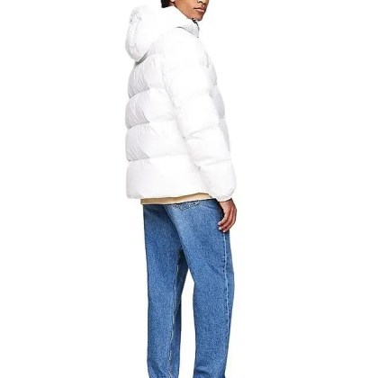 Tommy Jeans - White Padded Jacket - Größe XL - weiß – Bild 3