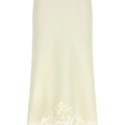 Twin-Set - Organza Insert Skirt - Größe XS - beige Twin-Set - Organza Insert Skirt - Größe XS - beige