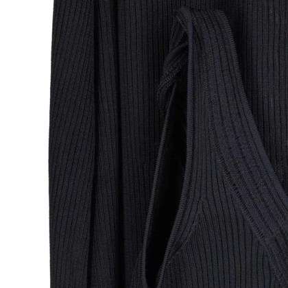 Calvin Klein - Maxi Knit Dress – Black - Größe S - schwarz – Bild 2