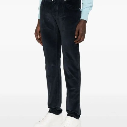 Jacob Cohen - Slim-Fit Trousers With Five-Pocket Design - Größe 34 - schwarz – Bild 3