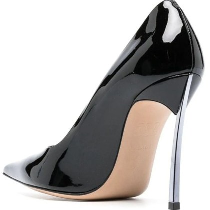 Casadei - Casadei Superblade Leather Pumps - Größe 38,5 - black – Bild 2