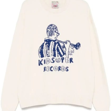 Kidsuper - Sweater With Embroidery - Größe XL - beige Kidsuper - Sweater With Embroidery - Größe XL - beige