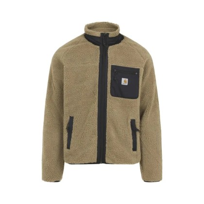 Carhartt Wip - Beige Teddy Fleece Jacket - Größe S - beige Carhartt Wip - Beige Teddy Fleece Jacket - Größe S - beige