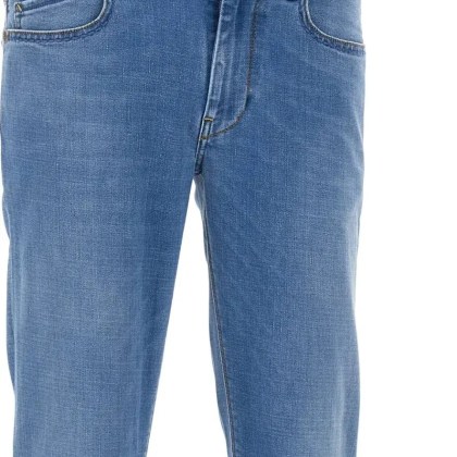 Re-Hash - Classic Straight-Leg Jeans With Mid-Rise Waist - Größe 33 - blau – Bild 3