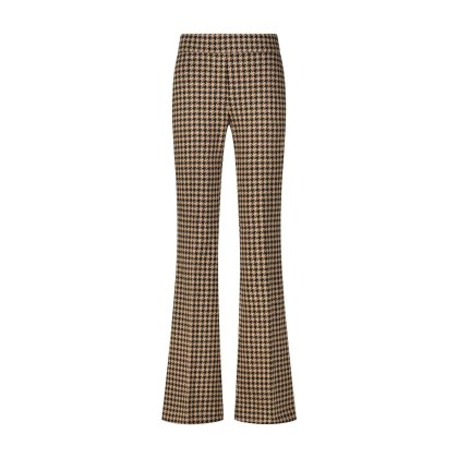 Seductive - Hose Nanou mit Hahnentrittmuster - Größe 36 - braun Seductive - Hose Nanou mit Hahnentrittmuster - Größe 36 - braun