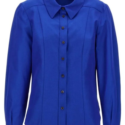 Carolina Herrera - Cotton And Viscose Blend Tailored Shirt - Größe 4 - blau Carolina Herrera - Cotton And Viscose Blend Tailored Shirt - Größe 4 - blau